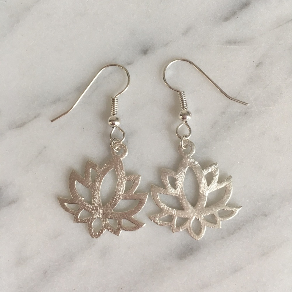 Lotus Flower Earrings